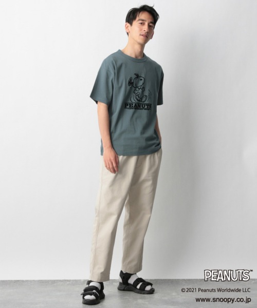 GLOBAL WORK（グローバルワーク）の「PEANUTSグラフィック Ｍen/944206（Tシャツ/カットソー・メンズ・ホワイト/チャコールグレー/グレー/ベビーピンク/グリーン系その他3・X-LARGE/MEDIUM/LARGE）」の20枚目の写真