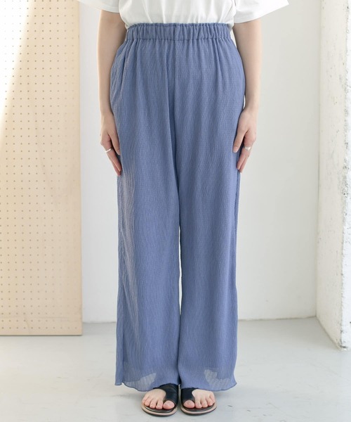 KBF(ケイビーエフ)の「UNEUNEイージーパンツ(その他パンツ・レディース・ブラック/ベージュ/ブルー・ONE)」の10枚目の写真