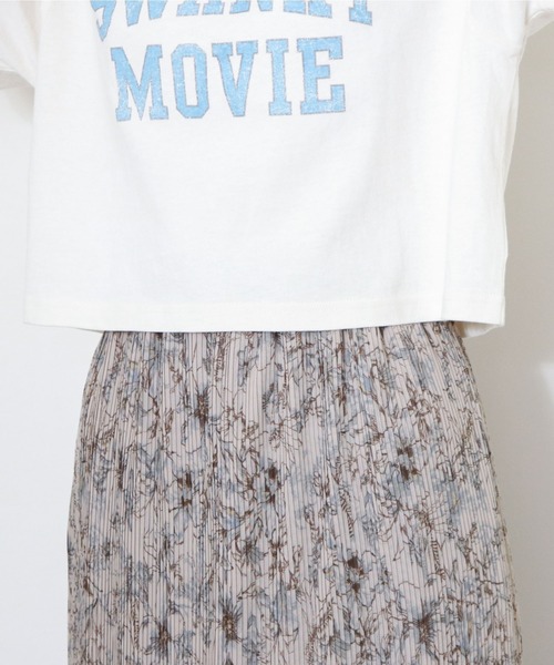 archives(アルシーヴ)の「カレッジプリントTシャツ(Tシャツ/カットソー・レディース・チャコールグレー/オフホワイト/ブルー・MEDIUM)」の5枚目の写真