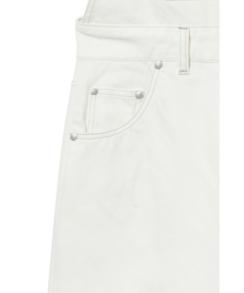 AMERICAN RAG CIE（アメリカンラグシー）の「デニムオールインワン（つなぎ/オールインワン・レディース・ライトグレー/オフホワイト・FREE）」の5枚目の写真