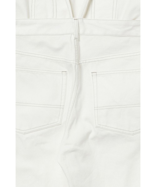 AMERICAN RAG CIE（アメリカンラグシー）の「デニムオールインワン（つなぎ/オールインワン・レディース・ライトグレー/オフホワイト・FREE）」の3枚目の写真