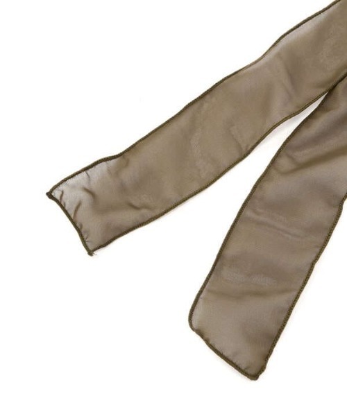 N.（N. Natural Beauty Basic）（エヌエヌナチュラルビューティーベーシック）の「リボンポニー（ヘアゴム・レディース・ホワイト/ブラック/カーキ・ﾌﾘ-）」の8枚目の写真