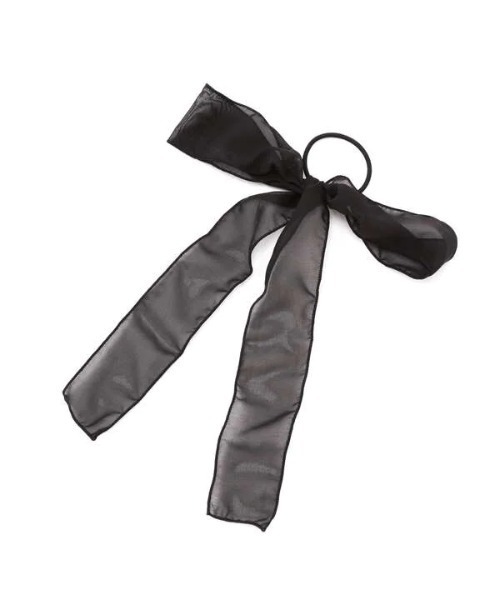 N.（N. Natural Beauty Basic）（エヌエヌナチュラルビューティーベーシック）の「リボンポニー（ヘアゴム・レディース・ホワイト/ブラック/カーキ・ﾌﾘ-）」の15枚目の写真