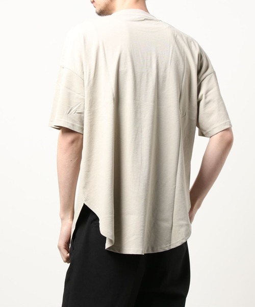 A4A（エーフォーエー）の「A4A/エーフォーエー/40s強撚糸ラウンドTシャツ（Tシャツ/カットソー・メンズ・ホワイト/ブラック/サンドベージュ・FREE）」の4枚目の写真