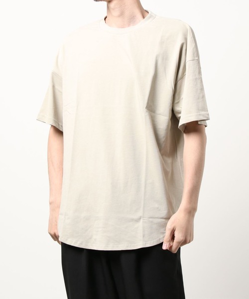 A4A（エーフォーエー）の「A4A/エーフォーエー/40s強撚糸ラウンドTシャツ（Tシャツ/カットソー・メンズ・ホワイト/ブラック/サンドベージュ・FREE）」の13枚目の写真