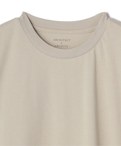 A4A（エーフォーエー）の「A4A/エーフォーエー/40s強撚糸ラウンドTシャツ（Tシャツ/カットソー・メンズ・ホワイト/ブラック/サンドベージュ・FREE）」の7枚目の写真