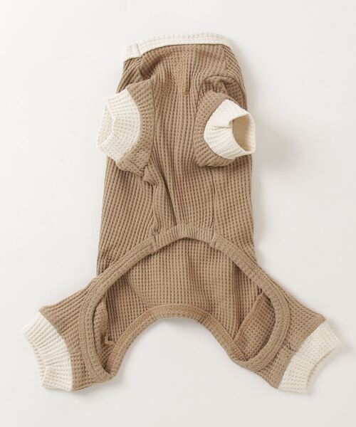 Best Friends（ベストフレンズ）の「Best Friends サーマルニットロンパース（ペットウェア・レディース・ネイビー/チャコールグレー/アイボリー/ベージュ・LARGE/XX-LARGE/X-LARGE/SMALL/MEDIUM）」の19枚目の写真