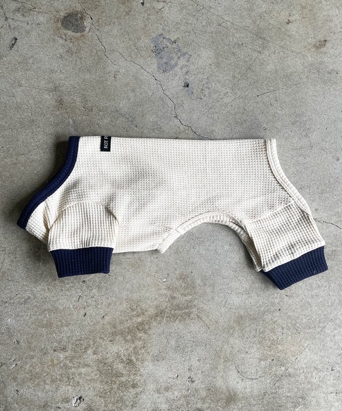 Best Friends（ベストフレンズ）の「Best Friends サーマルニットロンパース（ペットウェア・レディース・ネイビー/チャコールグレー/アイボリー/ベージュ・LARGE/XX-LARGE/X-LARGE/SMALL/MEDIUM）」の7枚目の写真