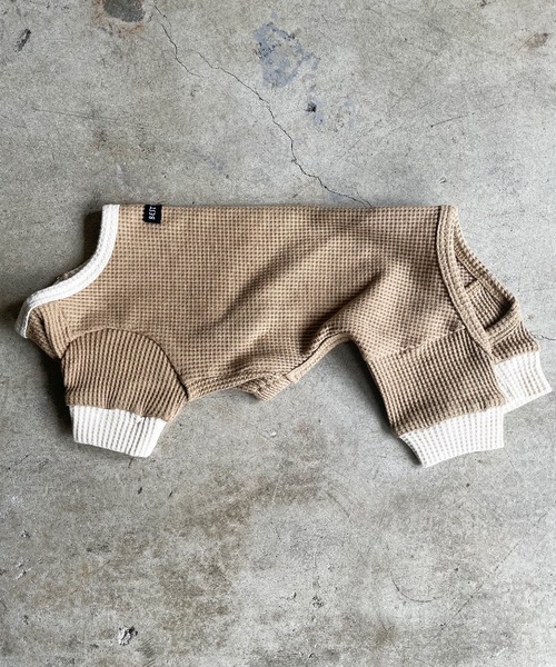 Best Friends（ベストフレンズ）の「Best Friends サーマルニットロンパース（ペットウェア・レディース・ネイビー/チャコールグレー/アイボリー/ベージュ・LARGE/XX-LARGE/X-LARGE/SMALL/MEDIUM）」の17枚目の写真