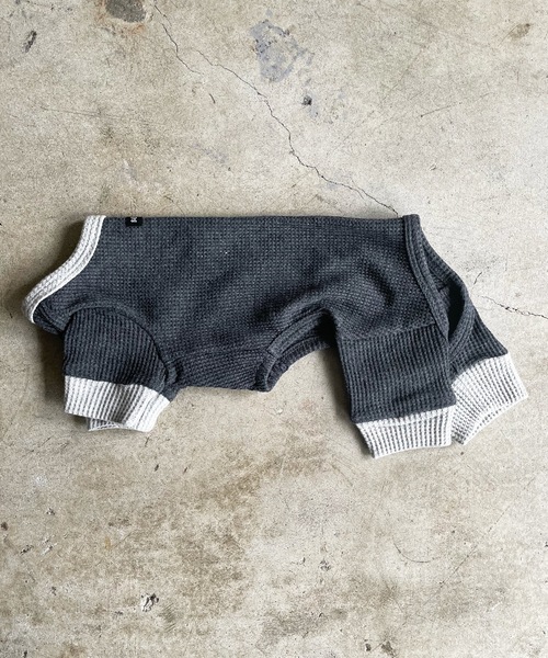 Best Friends（ベストフレンズ）の「Best Friends サーマルニットロンパース（ペットウェア・レディース・ネイビー/チャコールグレー/アイボリー/ベージュ・LARGE/XX-LARGE/X-LARGE/SMALL/MEDIUM）」の18枚目の写真