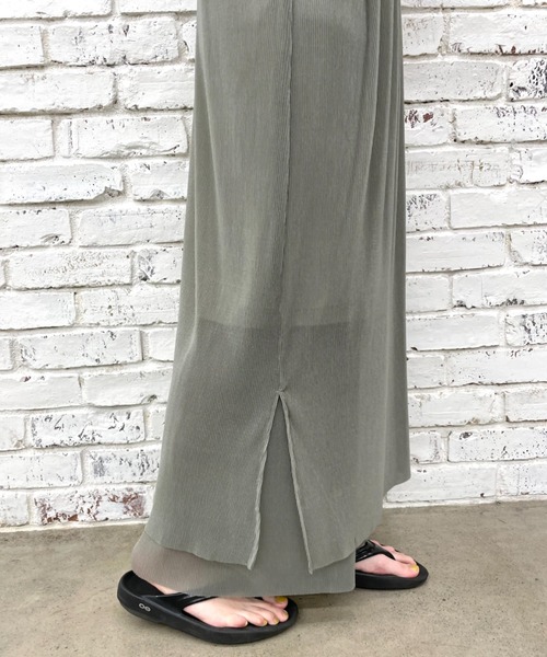 Scene By Ciaopanic シーンバイチャオパニック ワンピース シアープリーツアシメキャミワンピース Web限定 ワンピース Ciaopanic チャオパニック のファッション