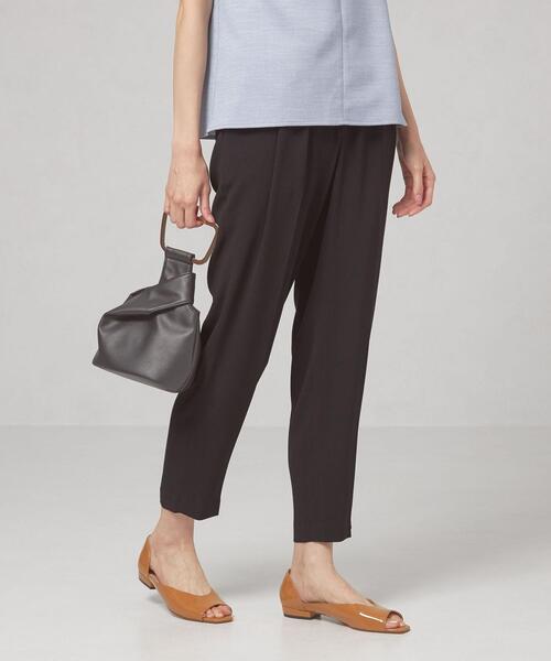 THE STATION STORE（ザ ステーション ストア）の「＜ma couleur＞ドロスト テーパードパンツ（その他パンツ・レディース・ブラック/ダークグレー/ダークグリーン・SMALL/MEDIUM）」の9枚目の写真