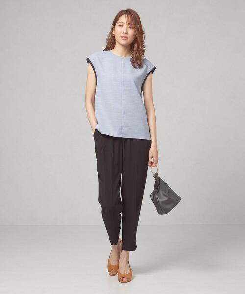 THE STATION STORE（ザ ステーション ストア）の「＜ma couleur＞ドロスト テーパードパンツ（その他パンツ・レディース・ブラック/ダークグレー/ダークグリーン・SMALL/MEDIUM）」の10枚目の写真