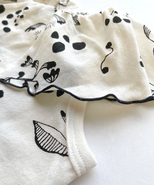 HOGAN RANCH WEAR（ホーガンランチウエア）の「ソウガラフリルカラーノースリーブカットソー（80～150cm）（Tシャツ/カットソー・キッズ・ベージュ/オフホワイト/ライトブルー・80/90/95/100/110/120/130/140/150）」の11枚目の写真