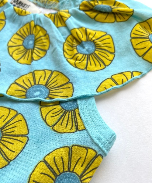 HOGAN RANCH WEAR（ホーガンランチウエア）の「ソウガラフリルカラーノースリーブカットソー（80～150cm）（Tシャツ/カットソー・キッズ・ベージュ/オフホワイト/ライトブルー・80/90/95/100/110/120/130/140/150）」の12枚目の写真