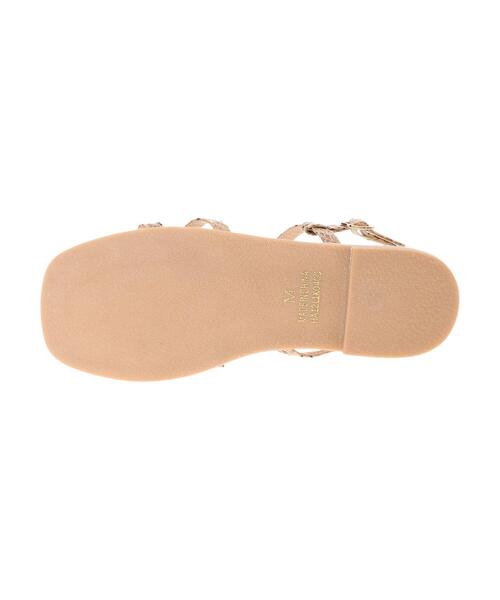 AMERICAN HOLIC（アメリカンホリック）の「ナローストラップサンダル（サンダル・レディース・ブラック/パイソン・M/L/S）」の3枚目の写真