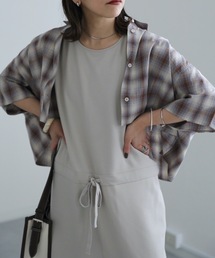 ap retro | ショート丈チェックシャツ【ZOZO限定アイテム】(シャツ/ブラウス)