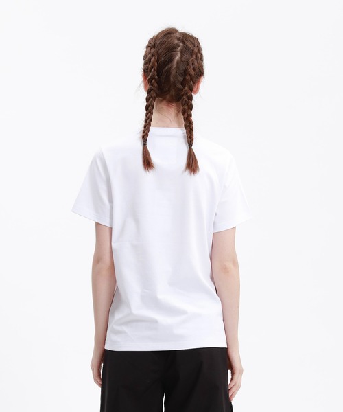 HIPANDA（ハイパンダ）の「HIPANDA ハイパンダ レディース ゴールドペイントワーク プリント 半袖Tシャツ（Tシャツ/カットソー・レディース・ホワイト/ブラック・MEDIUM/LARGE/X-LARGE/SMALL）」の4枚目の写真