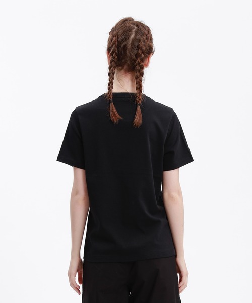 HIPANDA（ハイパンダ）の「HIPANDA ハイパンダ レディース ゴールドペイントワーク プリント 半袖Tシャツ（Tシャツ/カットソー・レディース・ホワイト/ブラック・MEDIUM/LARGE/X-LARGE/SMALL）」の7枚目の写真