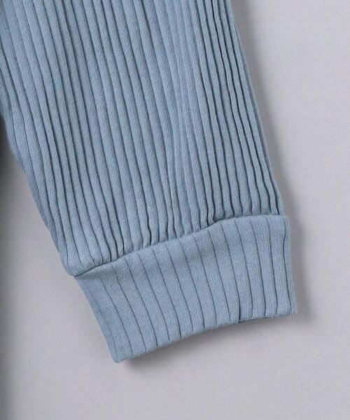 BASERANGE（ベースレンジ）の「＜BASERANGE（ベースレンジ）＞SHAW リブ ロングスリーブ ワンピース（ワンピース・レディース・グレー/ブラック/ライトブルー・X-SMALL）」の6枚目の写真