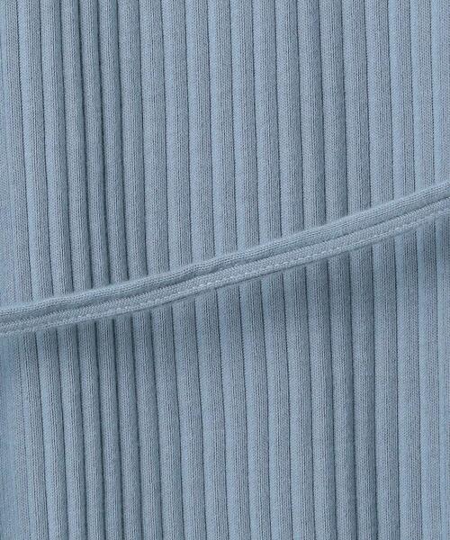 BASERANGE（ベースレンジ）の「＜BASERANGE（ベースレンジ）＞SHAW リブ ロングスリーブ ワンピース（ワンピース・レディース・グレー/ブラック/ライトブルー・X-SMALL）」の10枚目の写真