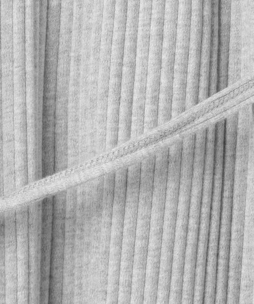 BASERANGE（ベースレンジ）の「＜BASERANGE（ベースレンジ）＞SHAW リブ ロングスリーブ ワンピース（ワンピース・レディース・グレー/ブラック/ライトブルー・X-SMALL）」の12枚目の写真