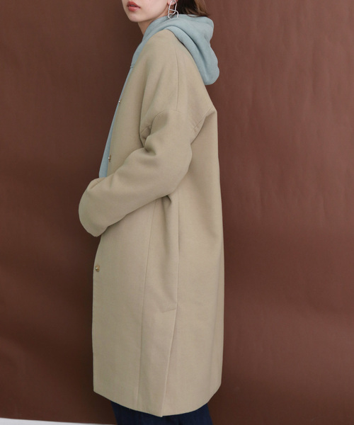 ブランド古着 ノーカラーコート ノーカラーコート Kbf ケイビーエフ のファッション通販 Zozoused