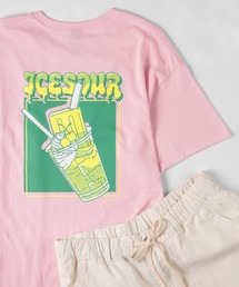 make a ray!（メイク ア レイ！）の「レトロスイーツ グラフィックデザイン 半袖Tシャツ/DOUBLE CHERRY Ver.（Tシャツ/カットソー・メンズ）」