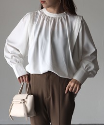 Riberry | 前後2WAYボリューム袖ギャザーブラウス(シャツ/ブラウス)