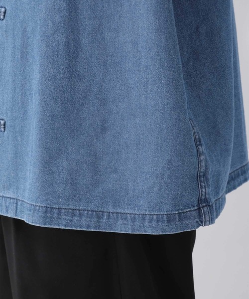 RAGEBLUE(レイジブルー)の「デニムチャイナシャツ/957066(シャツ/ブラウス・メンズ・ネイビー/ブルー・MEDIUM/LARGE)」の16枚目の写真