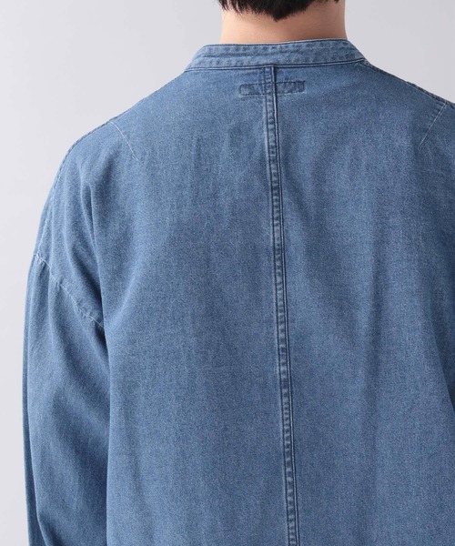 RAGEBLUE(レイジブルー)の「デニムチャイナシャツ/957066(シャツ/ブラウス・メンズ・ネイビー/ブルー・MEDIUM/LARGE)」の14枚目の写真