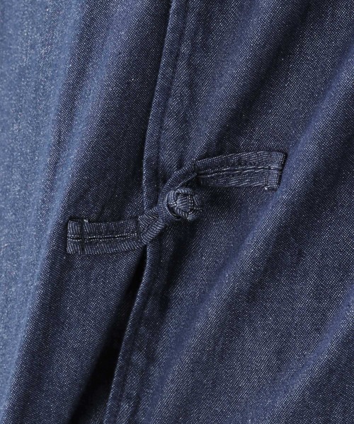 RAGEBLUE(レイジブルー)の「デニムチャイナシャツ/957066(シャツ/ブラウス・メンズ・ネイビー/ブルー・MEDIUM/LARGE)」の7枚目の写真