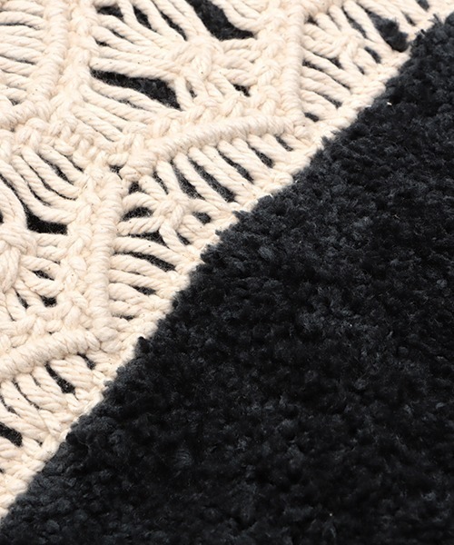 チチカカ(チチカカ)の「ボアマクラメバッグ(トートバッグ・レディース・チャコールグレー/ナチュラル・FREE)」の19枚目の写真