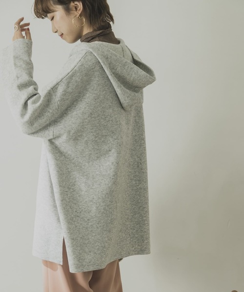 URBAN RESEARCH（アーバンリサーチ）の「メキシカンパーカーニット（ニット/セーター・レディース・アイボリー/グレー/オレンジ・FREE）」の19枚目の写真