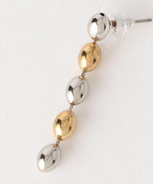 green label relaxing（グリーンレーベルリラクシング）の「メタル 2トーン ダエン ピアス（ピアス（両耳用）・レディース・その他1・FREE）」の5枚目の写真