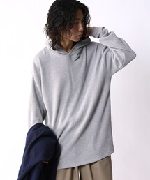 FREAK'S STORE | WEB限定 ビッグシルエット ワッフル プルオーバー パーカー/レイヤード対応/サーマル(パーカー)