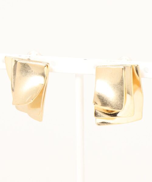 dazzlin（ダズリン）の「【G】アンティークスクエアイヤリング（イヤリング・レディース・シルバー/ゴールド・FREE）」の2枚目の写真