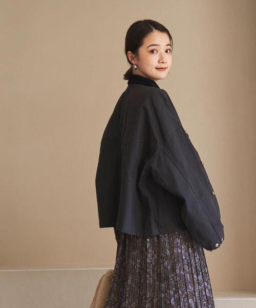 coen（コーエン）の「エリバイカラーBIG＆SHORTカバーオール（カバーオール・レディース・ダークグレー/ナチュラル・FREE）」の5枚目の写真