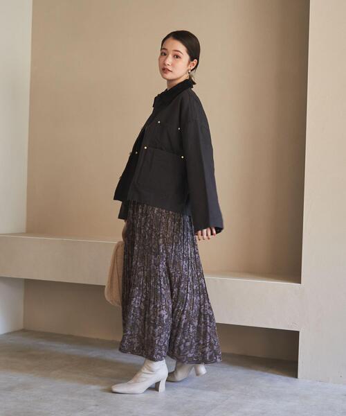 coen（コーエン）の「エリバイカラーBIG＆SHORTカバーオール（カバーオール・レディース・ダークグレー/ナチュラル・FREE）」の7枚目の写真