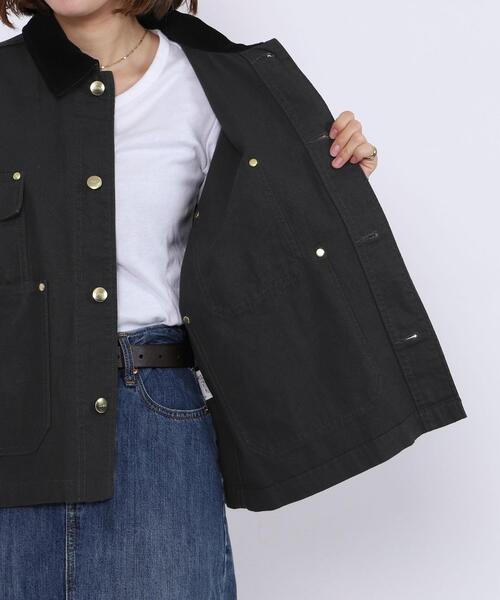 coen（コーエン）の「エリバイカラーBIG＆SHORTカバーオール（カバーオール・レディース・ダークグレー/ナチュラル・FREE）」の13枚目の写真