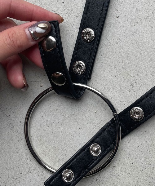 rectangle(レクタングル)の「リングショルダーマルチバッグ(ショルダーバッグ・レディース・ブラック系/ブラウン系/ホワイト系/ブルー系/ベージュ系/グリーン系/ピンク系/イエロー系・FREE)」の14枚目の写真