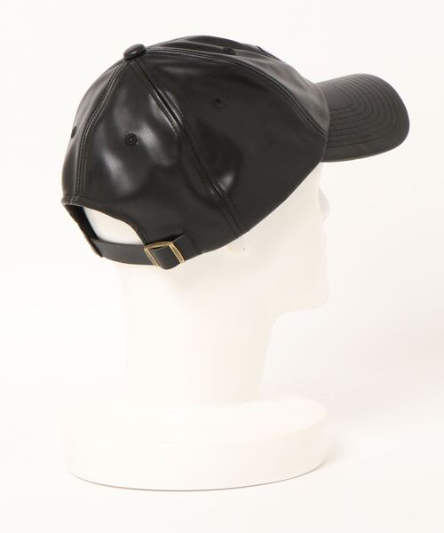 BEN DAVIS(ベンデイビス)の「《BEN DAVIS》CLASSIC CAP ECO-LEATHER(キャップ・メンズ・ブラック系その他・FREE)」の3枚目の写真
