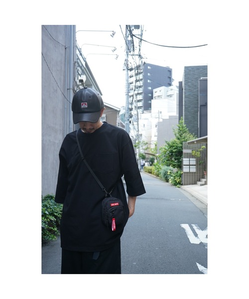 BEN DAVIS(ベンデイビス)の「《BEN DAVIS》CLASSIC CAP ECO-LEATHER(キャップ・メンズ・ブラック系その他・FREE)」の2枚目の写真