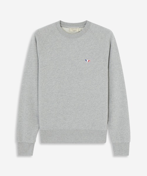 Maison Kitsune（メゾンキツネ）の「SWEATSHIRT TRICOLOR FOX PATCH（スウェット・レディース・グレー/ネイビー/霜降りグレー/ブラック系その他・S/M/L）」の3枚目の写真