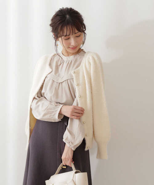 PROPORTION BODY DRESSING(プロポーションボディドレッシング)の「前後2WAYふわふわニット / 1211270015(ニット/セーター・レディース・ボルドー/ネイビー/ホワイト系その他・FREE)」の22枚目の写真
