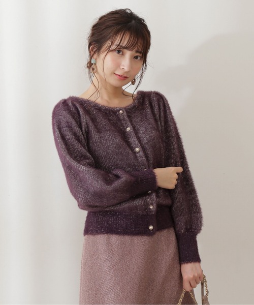 PROPORTION BODY DRESSING(プロポーションボディドレッシング)の「前後2WAYふわふわニット / 1211270015(ニット/セーター・レディース・ボルドー/ネイビー/ホワイト系その他・FREE)」の1枚目の写真