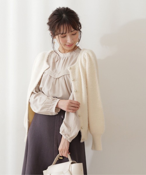 PROPORTION BODY DRESSING(プロポーションボディドレッシング)の「前後2WAYふわふわニット / 1211270015(ニット/セーター・レディース・ボルドー/ネイビー/ホワイト系その他・FREE)」の5枚目の写真