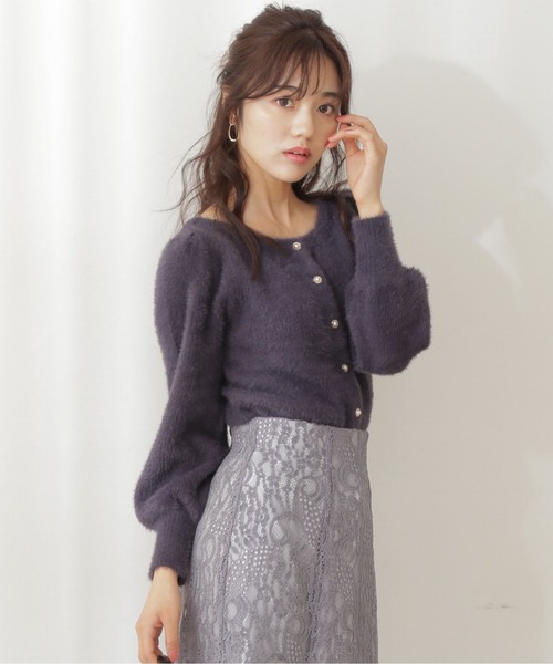 PROPORTION BODY DRESSING(プロポーションボディドレッシング)の「前後2WAYふわふわニット / 1211270015(ニット/セーター・レディース・ボルドー/ネイビー/ホワイト系その他・FREE)」の6枚目の写真