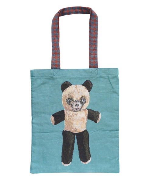 Nathalie Lete（ナタリーレテ）の「Nathalie Lete/Tote bag animal（トートバッグ・レディース・サーモンピンク/ダークパープル/グレー/ブルー/ピンク/グリーン/ライトグリーン・FREE）」の14枚目の写真
