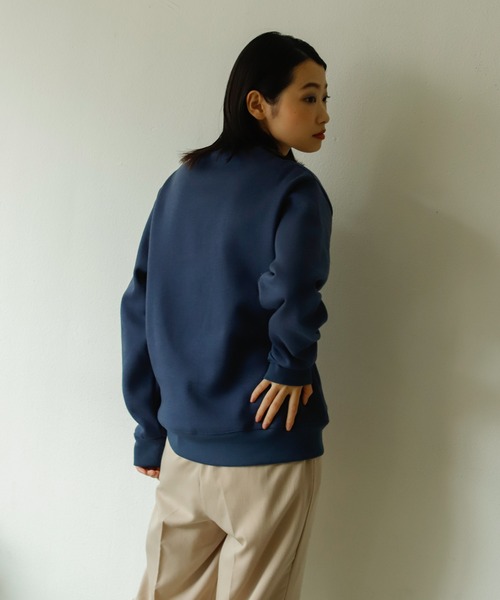 Birthday room（バースデイルーム）の「裏起毛カレッジロゴトレーナー（スウェット・レディース・チャコールグレー/ナチュラル/グリーン/ネイビー・FREE）」の21枚目の写真